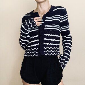 House of Harlow Crochet Cardigan
